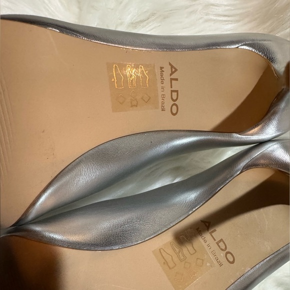 Aldo Silver Ankle Boots - Picture 8 of 13